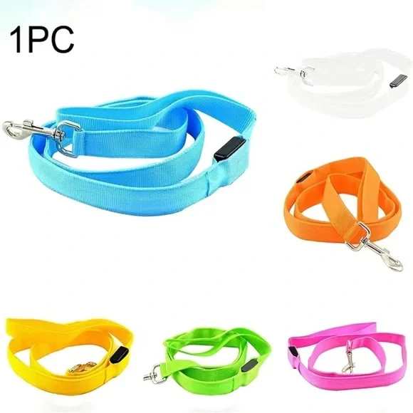 New white LED lit up leash, be seen at night! - Picture 2 of 6